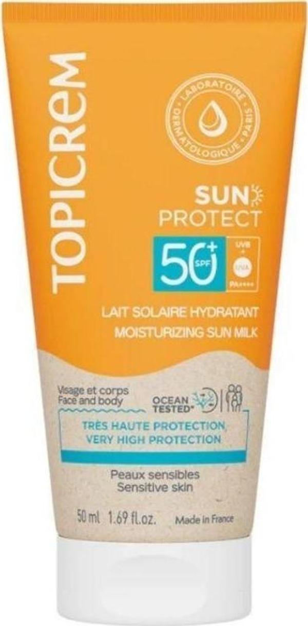Topicrem Sun Protect Moisturizing Milk SPF50 50 ml - Image 1