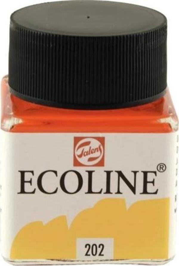 Talens Ecoline Sıvı Suluboya 30 ml. 202 Deep Yellow - Image 1