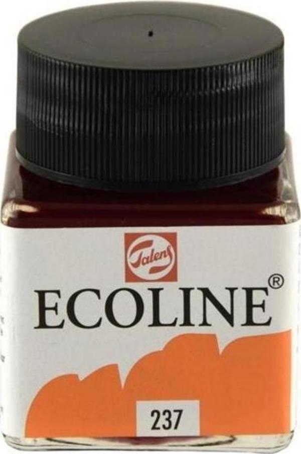 Talens Ecoline Sıvı Suluboya 30 ml. 237 Deep Orange - Image 1
