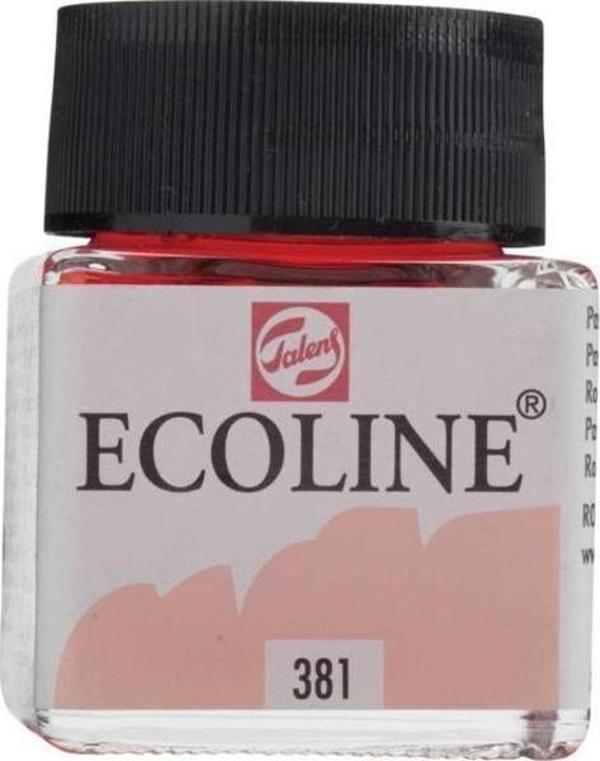 Talens Ecoline Sıvı Suluboya 30 ml. 381 Pastel Red - Image 1