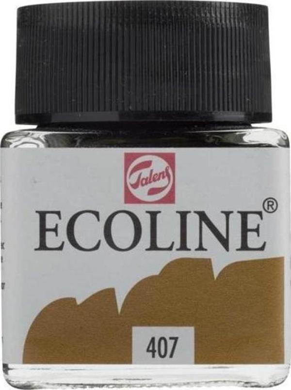 Talens Ecoline Sıvı Suluboya 30 ml. 407 Deep Ochre - Image 1