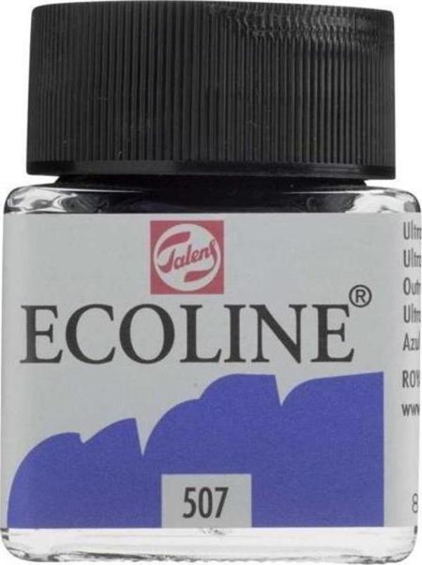 Talens Ecoline Sıvı Suluboya 30 ml. 507 Ultramarine Violet - Image 1