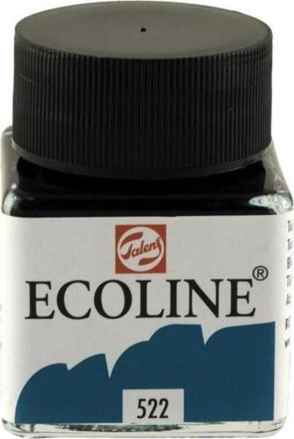 Talens Ecoline Sıvı Suluboya 30 ml. 522 Turquoise Blue - Image 1