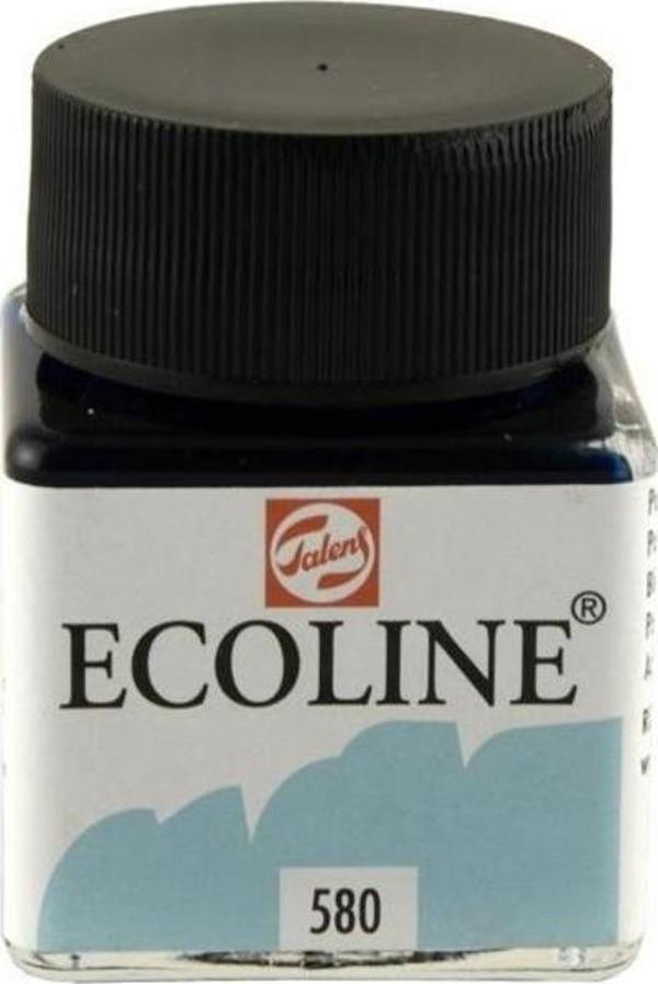 Talens Ecoline Sıvı Suluboya 30 ml. 580 Pastel Blue - Image 1
