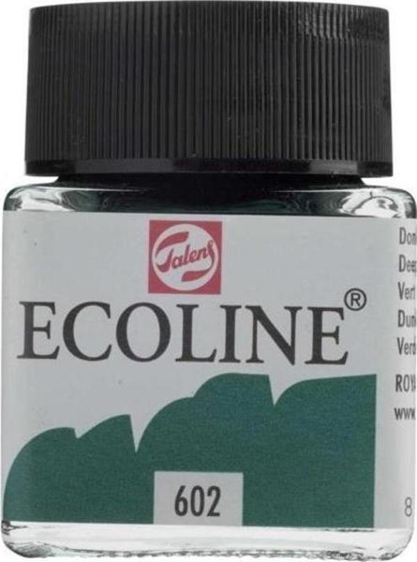 Talens Ecoline Sıvı Suluboya 30 ml. 602 Deep Green - Image 1