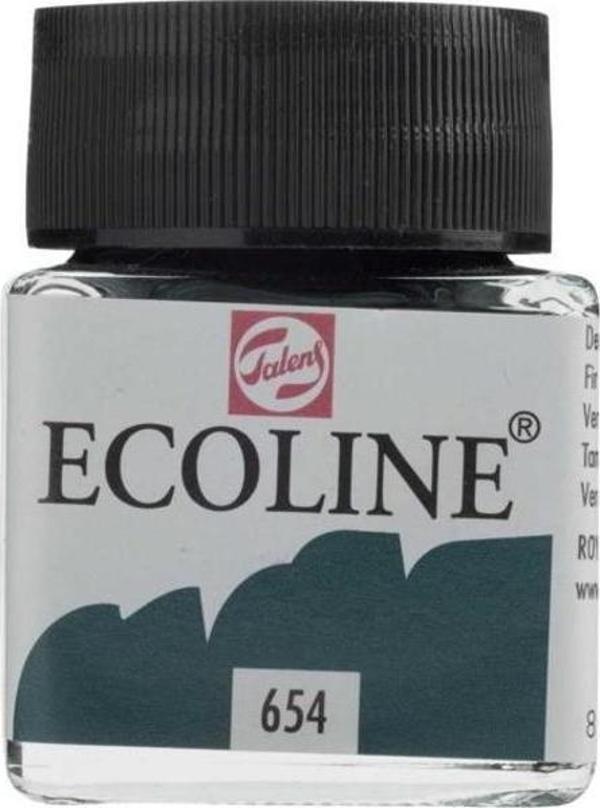 Talens Ecoline Sıvı Suluboya 30 ml. 654 Fir Green - Image 1