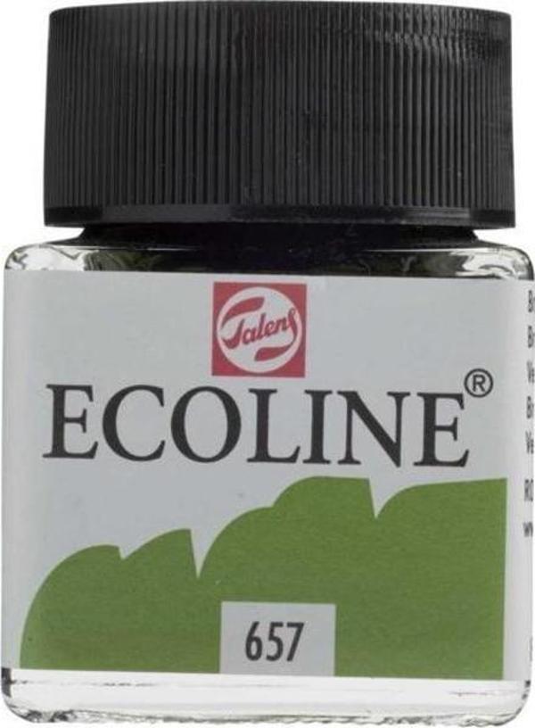 Talens Ecoline Sıvı Suluboya 30 ml. 657 Bronze Green - Image 1