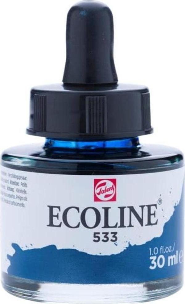 Talens Ecoline Sıvı Suluboya 30 ml. 533 Indigo - Image 1