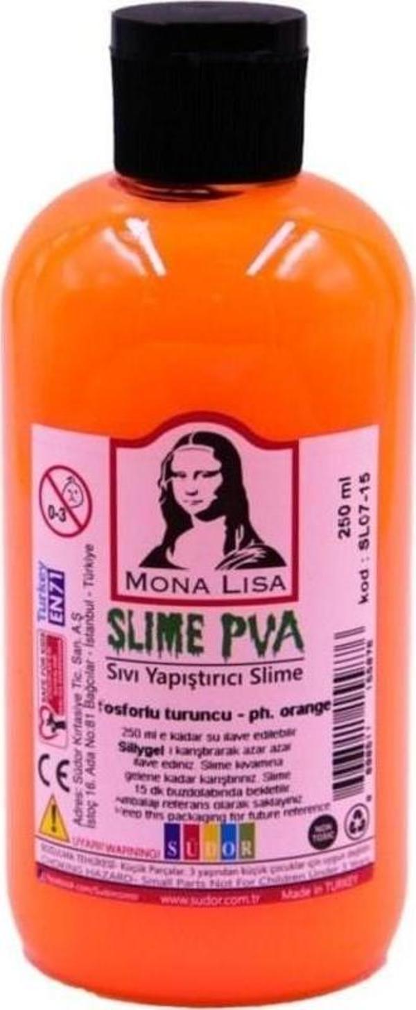 Südor Mona Lisa Slime Jeli 250 ml. Fosforlu Turuncu - Image 1