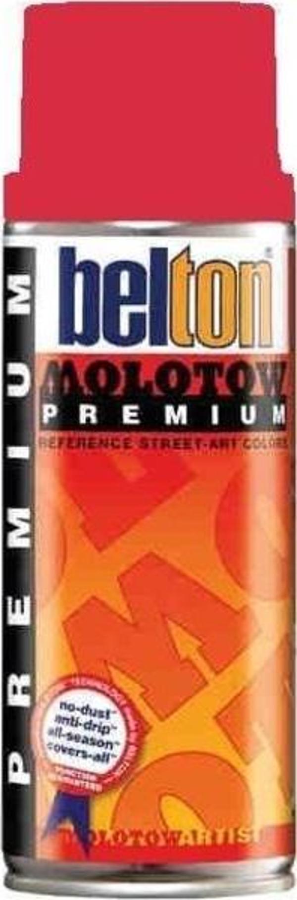 Molotow Belton Sprey Boya 400 ml. 017 Tomato Red - Image 1
