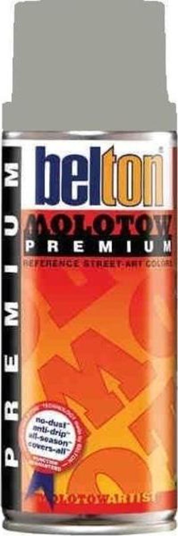 Molotow Belton Sprey Boya 400 ml. 217 Middle Grey Neutral - Image 1