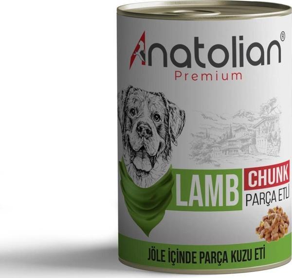 Anatolian Premium Adult Lamb Kuzulu Parça Etli Yetişkin Köpek Konservesi 400 gr - Image 1