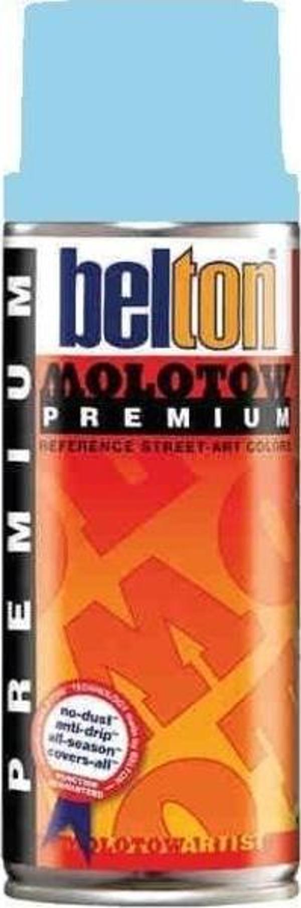 Molotow Belton Sprey Boya 400 ml. 091 Shock Blue Pastel - Image 1