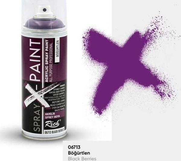 Rich Spray-X Paint Sprey Boya 400 ml BÖĞÜRTLEN - Image 1