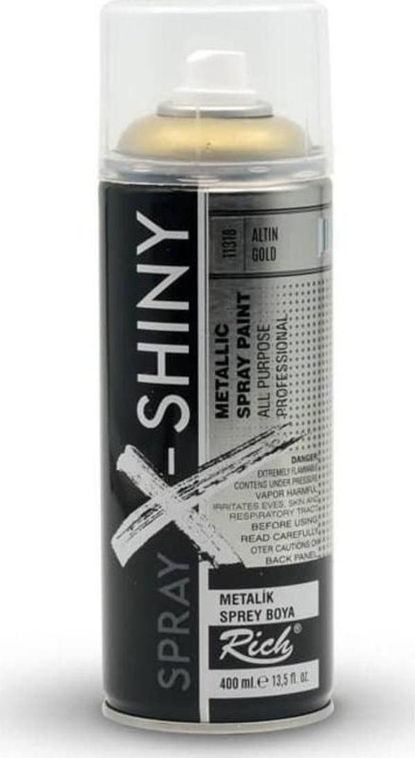 Rich Spray-X Paint Sprey Boya 400 ml ALTIN  - Image 1