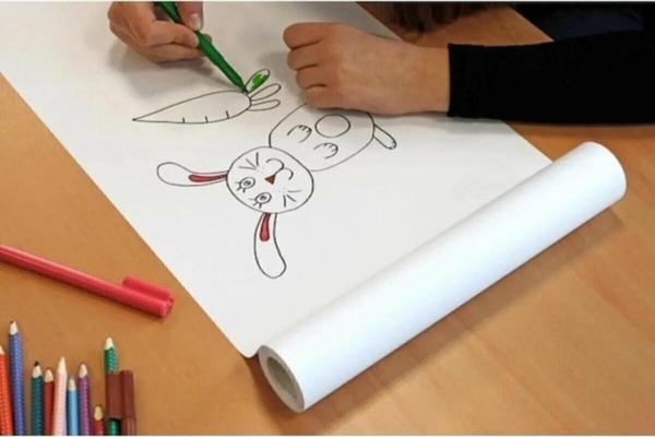 Notyaz Yapışkanlı Kaymaz Resim Kağıdı 29 Cm x 10 Mt - Image 1