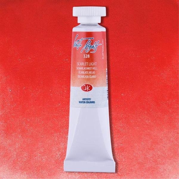 St. Petersburg White Nights Tüp Sulu Boya 10 ml. 328 Scarlet - Image 1