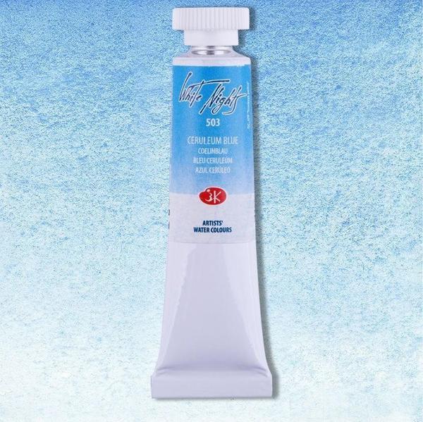 St. Petersburg White Nights Tüp Sulu Boya 10 ml. 503 Ceruleum Blue - Image 1