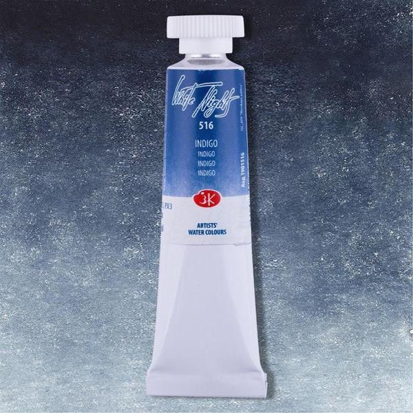 St. Petersburg White Nights Tüp Sulu Boya 10 ml. 516 Indigo - Image 1