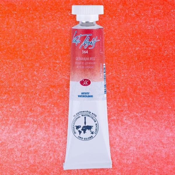 St. Petersburg White Nights Tüp Sulu Boya 10 ml. 364 Geranium Red - Image 1