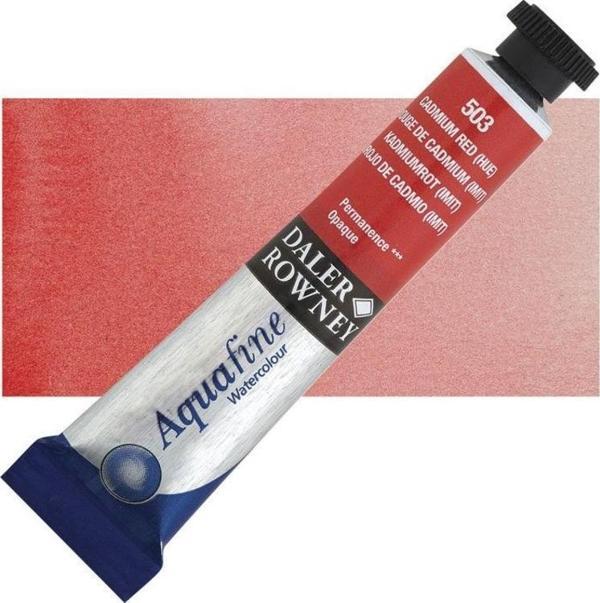 Daler Rowney Aquafine Tüp Suluboya 8 ml 503 CAD RED HUE - Image 1