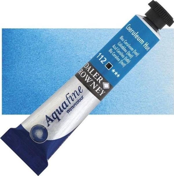 Daler Rowney Aquafine Tüp Suluboya 8 ml 112 COERULEUM - Image 1