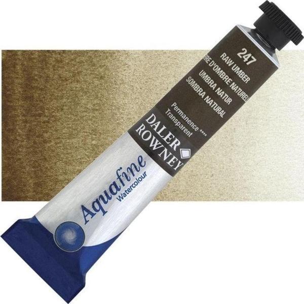 Daler Rowney Aquafine Tüp Suluboya 8 ml 247 RAW UMBER - Image 1