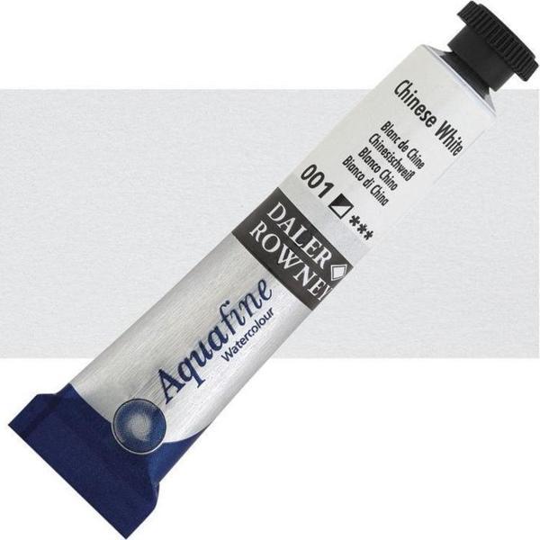 Daler Rowney Aquafine Tüp Suluboya 8 ml 001 CHINESE WHITE - Image 1