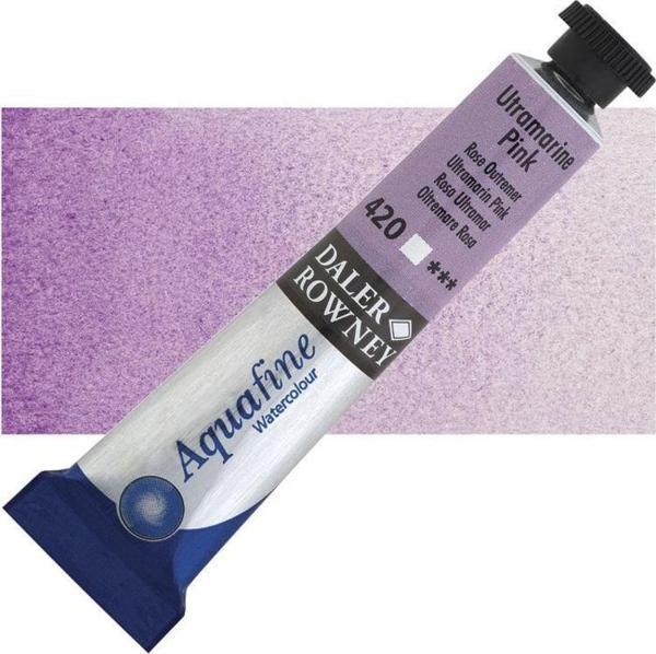 Daler Rowney Aquafine Tüp Suluboya 8 ml 420 ULTRAMARINE PINK - Image 1