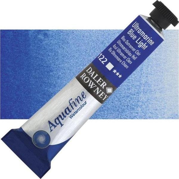 Daler Rowney Aquafine Tüp Suluboya 8 ml 122 ULTRAMARINE BLUE LIGHT - Image 1