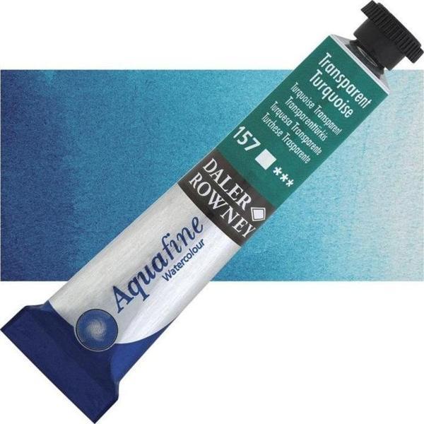 Daler Rowney Aquafine Tüp Suluboya 8 ml 157 TRANSPARENT TURQUOISE - Image 1
