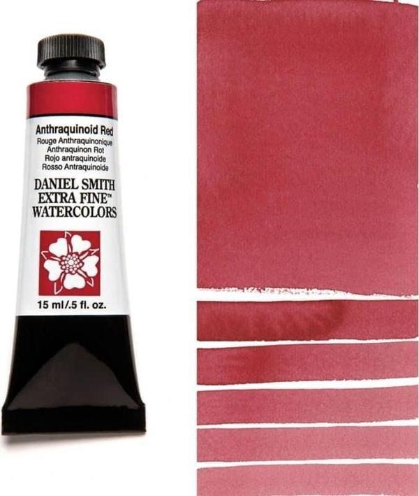 Daniel Smith Extra Fine Tüp Suluboya 15 ml Seri 2 Anthraquinoid Red - Image 1