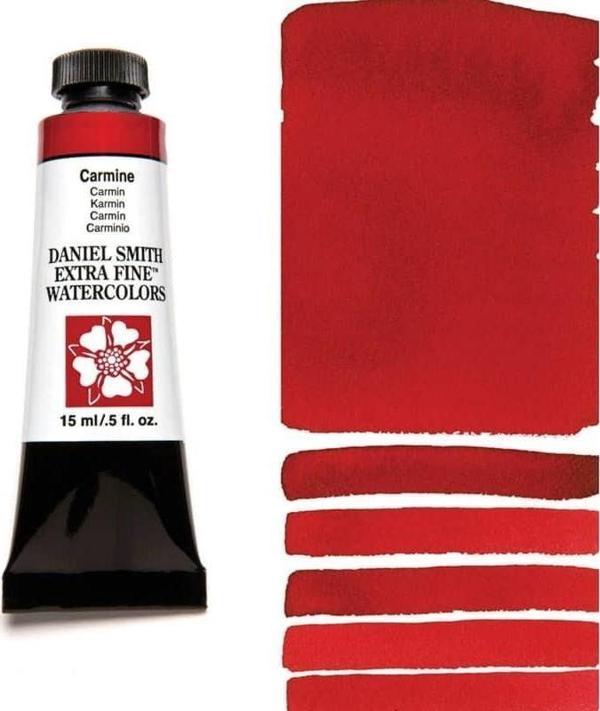 Daniel Smith Extra Fine Tüp Suluboya 15 ml Seri 2 Carmine - Image 1