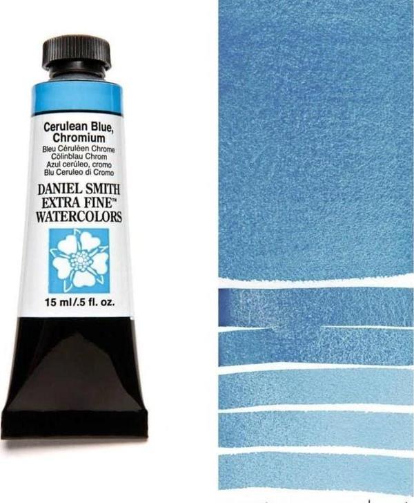 Daniel Smith Extra Fine Tüp Suluboya 15 ml Seri 2 Cerulean Blue Chromium - Image 1
