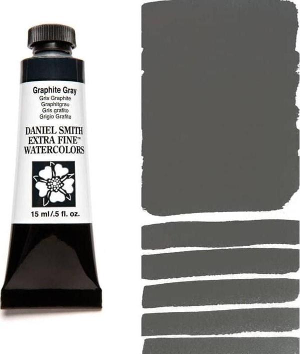 Daniel Smith Extra Fine Tüp Suluboya 15 ml Seri 1 Graphite Gray - Image 1