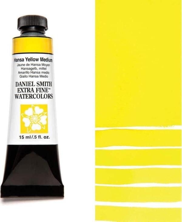 Daniel Smith Extra Fine Tüp Suluboya 15 ml Seri 2 Hansa Yellow Medium - Image 1