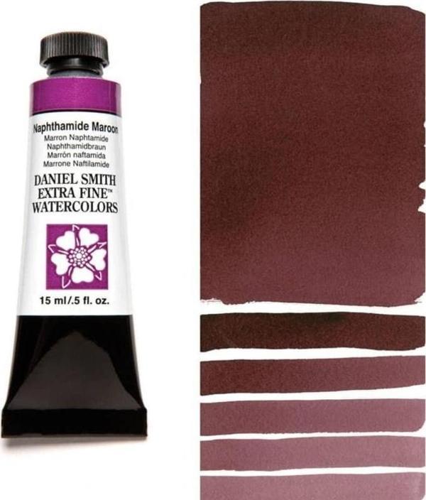 Daniel Smith Extra Fine Tüp Suluboya 15 ml Seri 1 Napthamide Maroon - Image 1
