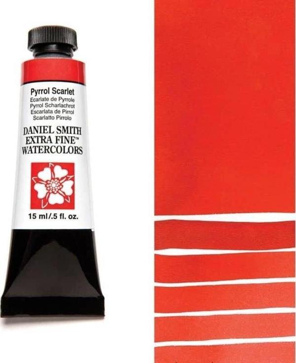 Daniel Smith Extra Fine Tüp Suluboya 15 ml Seri 3 Pyrrol Scarlet - Image 1