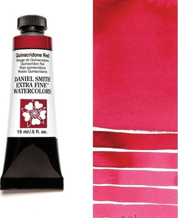 Daniel Smith Extra Fine Tüp Suluboya 15 ml Seri 2 Quinacridone Red - Image 1