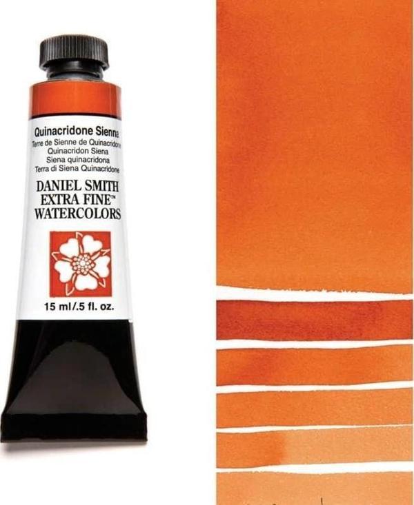 Daniel Smith Extra Fine Tüp Suluboya 15 ml Seri 2 Quinacridone Sienna - Image 1