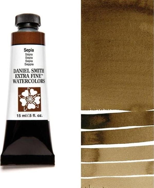 Daniel Smith Extra Fine Tüp Suluboya 15 ml Seri 1 Sepia - Image 1