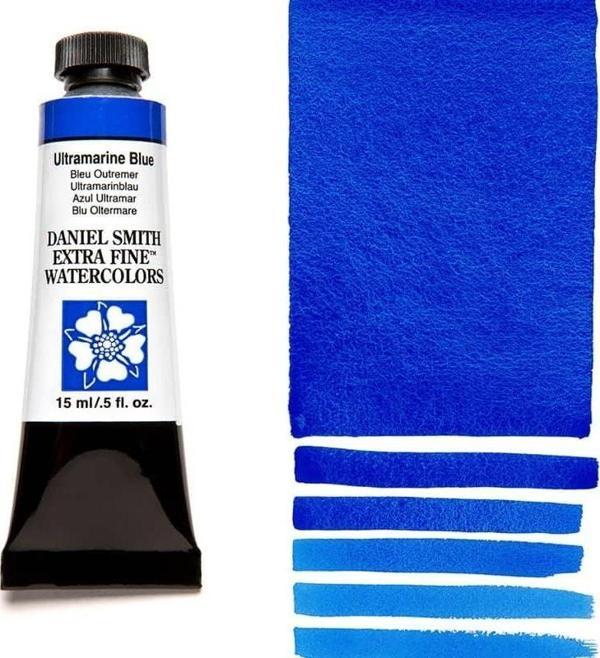 Daniel Smith Extra Fine Tüp Suluboya 15 ml Seri 1 Ultramarine Blue - Image 1