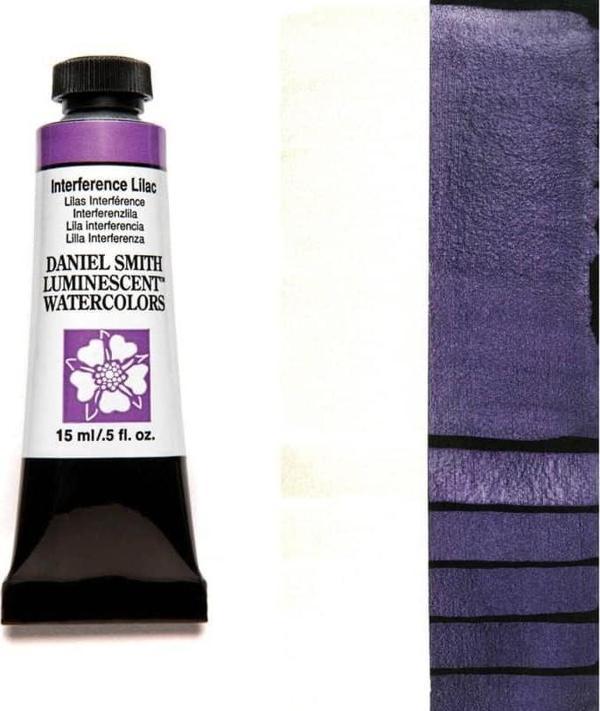 Daniel Smith Extra Fine Tüp Suluboya 15 ml Seri 1 Interference Lilac (Luminescent) - Image 1