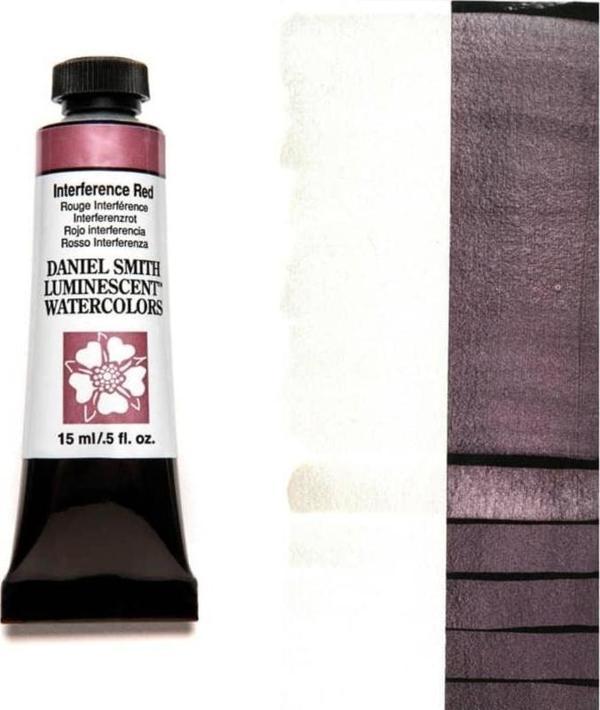Daniel Smith Extra Fine Tüp Suluboya 15 ml Seri 1 Interference Red (Luminescent) - Image 1