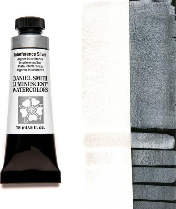 Daniel Smith Extra Fine Tüp Suluboya 15 ml Seri 1 Interference Silver (Luminescent) - Image 1
