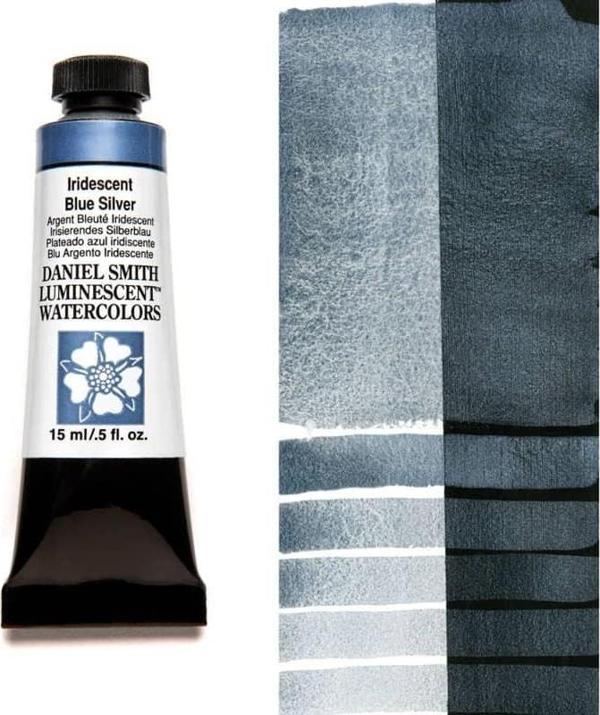 Daniel Smith Extra Fine Tüp Suluboya 15 ml Seri 1 Iridescent Blue Silver (Luminescent) - Image 1