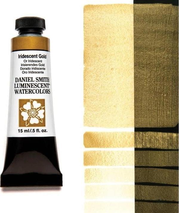 Daniel Smith Extra Fine Tüp Suluboya 15 ml Seri 1 Iridescent Gold (Luminescent) - Image 1