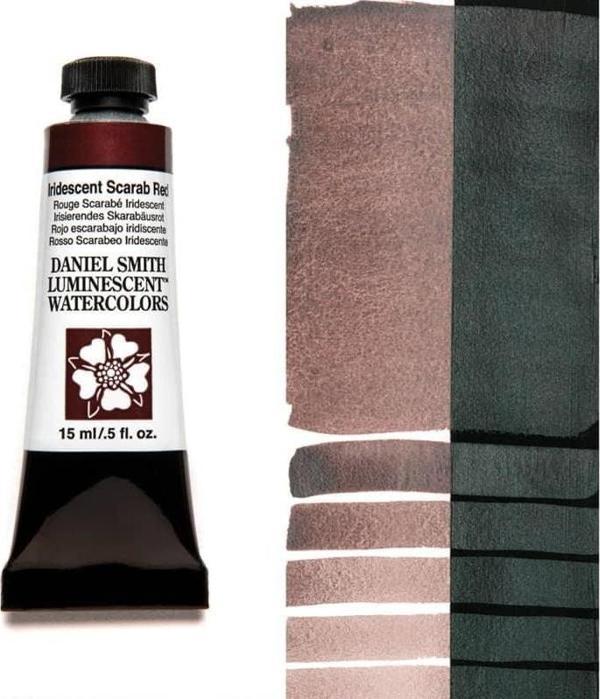 Daniel Smith Extra Fine Tüp Suluboya 15 ml Seri 1 Iridescent Scarab Red (Luminescent) - Image 1