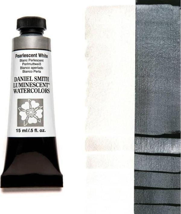 Daniel Smith Extra Fine Tüp Suluboya 15 ml Seri 1 Pearlescent White (Luminescent) - Image 1