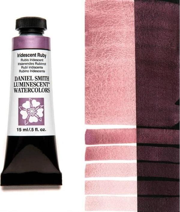 Daniel Smith Extra Fine Tüp Suluboya 15 ml Seri 1 Iridescent Ruby (Luminescent) - Image 1